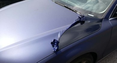 Autófóliázás leszedése, autófólia eltávolítása 1