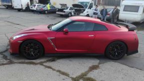 Autófóliázás Nissan GTR R35 referenciafotó 2