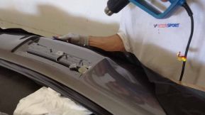 Autófóliázás Nissan GTR R35 tisztítás 1