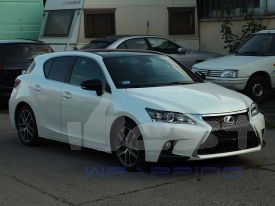 Lexus CT 200H autófóliázás: Avery Gloss pearl white cb1610002 autó fóliával és 3M kavicsfelverődés elleni autó fóliával 01
