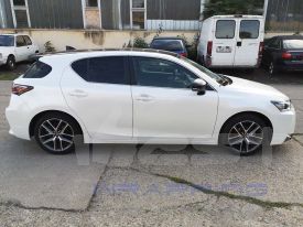 Lexus CT 200H autófóliázás: Avery Gloss pearl white cb1610002 autó fóliával és 3M kavicsfelverődés elleni autó fóliával 04