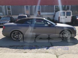 Audi A5 autófóliázás: Avery matte metallic charcoal as9130001 autó fóliával 4