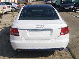 Audi A6 2006 autófóliázás: Avery Gloss White av2100001 autó fóliával 8