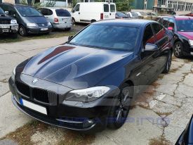 BMW 530D autófóliázás: Teckwrap matt kék króm autó fóliával 5