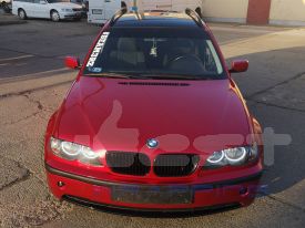 BMW E46 Kombi autófóliázás: Teckwrap True Blood Gal 01 autó fóliával 02