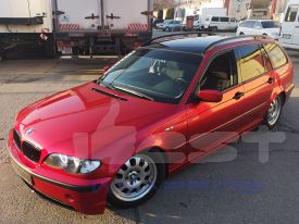BMW E46 Kombi autófóliázás: Teckwrap True Blood Gal 01 autó fóliával 03