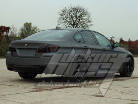 BMW F10 autófóliázás: Avery matte metallic charcoal as9130001 autó fóliával 7