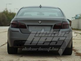 BMW F10 autófóliázás: Avery matte metallic charcoal as9130001 autó fóliával 8