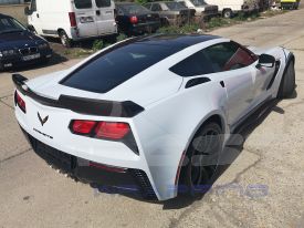 Corvette Z06 carbon 65 edition autófóliázás: 3M Ventureshield kővédő, kavicsfelverődés elleni autó fóliával 07