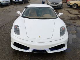 Ferrari F430 autófóliázás: KPMF white matt k89011 autó fóliával 2