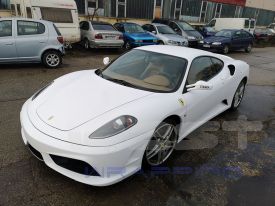 Ferrari F430 autófóliázás: KPMF white matt k89011 autó fóliával 3