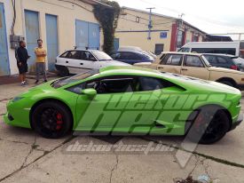 Lamborghini Huracan autófóliázás: 3M venture shield kavicsfelverődés elleni autó fóliával 6