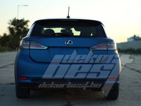 Lexus Ct 200H autófóliázás: Avery matte metallic blue as9080001 autó fóliával 8