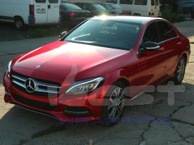 Mercedes C200 autófóliázás: Teckwrap True Blood Gal 01 autó fóliával 3