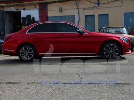 Mercedes C200 autófóliázás: Teckwrap True Blood Gal 01 autó fóliával 4