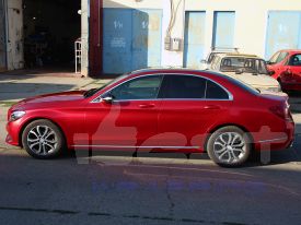 Mercedes C200 autófóliázás: Teckwrap True Blood Gal 01 autó fóliával 6