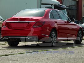 Mercedes C200 autófóliázás: Teckwrap True Blood Gal 01 autó fóliával 7