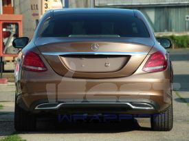 Mercedes C220 autófóliázás: Avery gloss metallic brown cb1630001 autó fóliával 8