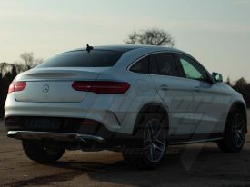Mercedes GLE autófóliázás: Avery pearl white cb1610002 autó fóliával 7
