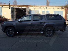 Mitsubishi L200 autófóliázás: Avery matte metallic charcoal as9130001 autó fóliával 6