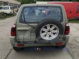 Mitsubishi Pajero autófóliázás: Avery matte khaki green aw7280001 autó fóliával 08