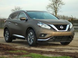 Nissan Murano autófóliázás: Avery frozen bronze autó fóliával 1