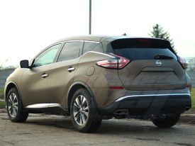 Nissan Murano autófóliázás: Avery frozen bronze autó fóliával 9