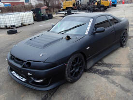 Nissan Skyline R33 autófóliázás: TeckWrap autó fóliával 3