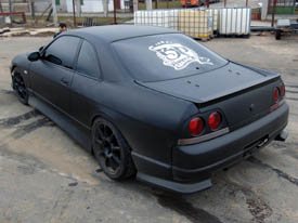 Nissan Skyline R33 autófóliázás: TeckWrap autó fóliával 9