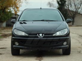 Peugeot 206 autófóliázás: Teckwrap Black cg01 autó fóliával 2