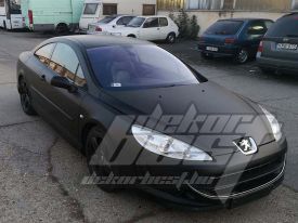 Peugeot 407 Kombi autófóliázás: Teckwrap Black CM01 autó fóliával 1