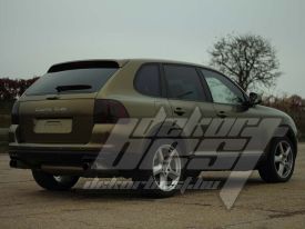 Porsche Cayenne autófóliázás: Teckwrap matt metallic bond gold ECH17 autó fóliával 7