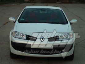 Renault Megane Cabrio autófóliázás: Avery pearl white cb1610002 autó fóliával 2