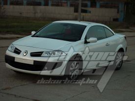 Renault Megane Cabrio autófóliázás: Avery pearl white cb1610002 autó fóliával 3