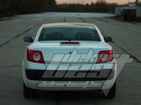Renault Megane Cabrio autófóliázás: Avery pearl white cb1610002 autó fóliával 8