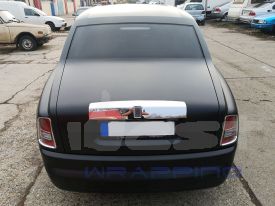 Royce-Rolls Phantom autófóliázás: Oracal 970 070 black matt autó fóliával 8