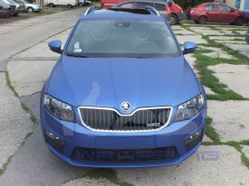 Skoda Octavia RS Kombi autófóliázás: Avery matte metallic brilliant blue as9090001 autó fóliával  2