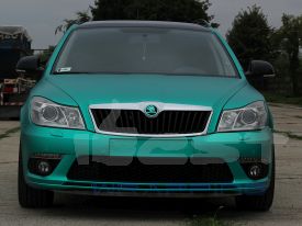 Skoda Octavia MK II Kombi autófóliázás: Teckwrap Emerald Green VCH305 autó fóliával 2