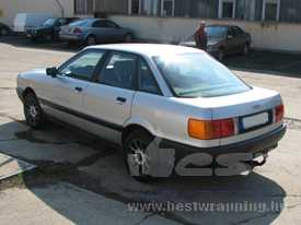 Audi 80S autófóliázás: Avery metál ezüst autó fóliával 9