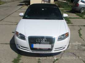 Audi A4 Cabriolet autófóliázás: Avery Supreme Diamond White autó fóliával 02