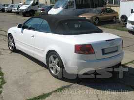 Audi A4 Cabriolet autófóliázás: Avery Supreme Diamond White autó fóliával 09