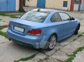 BMW M1 autófóliázás: Avery Supreme Frosty Blue autó fóliával 07