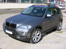 BMW X5 autófóliázás: matt grafit szürke autó fóliázás 03