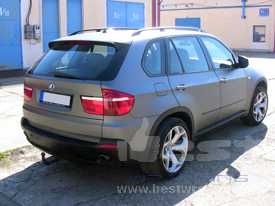 BMW X5 autófóliázás: matt grafit szürke autó fóliázás 07
