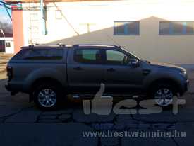 Ford Ranger Wildtruk 2014 fóliázás: matt grafit szürke autó fóliázás 4