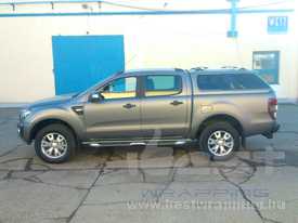 Ford Ranger Wildtruk 2014 fóliázás: matt grafit szürke autó fóliázás 6
