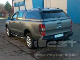 Ford Ranger Wildtruk 2014 fóliázás: matt grafit szürke autó fóliázás 9