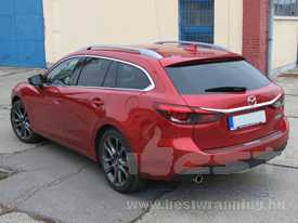 Mazda 6 autófóliázás: KPMF metál cseresznye vörös autó fóliával 9