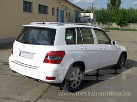 Mercedes GLK fóliázás: fényes fehér autó fóliázás 7