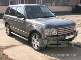 Land Rover Range Rover autófóliázás: fényes grafit szürke autó fóliázás 01